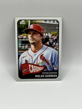 2023 Nolan Gorman Topps Archives RC Rookie Card St Louis Cardinals #116. rookie card picture