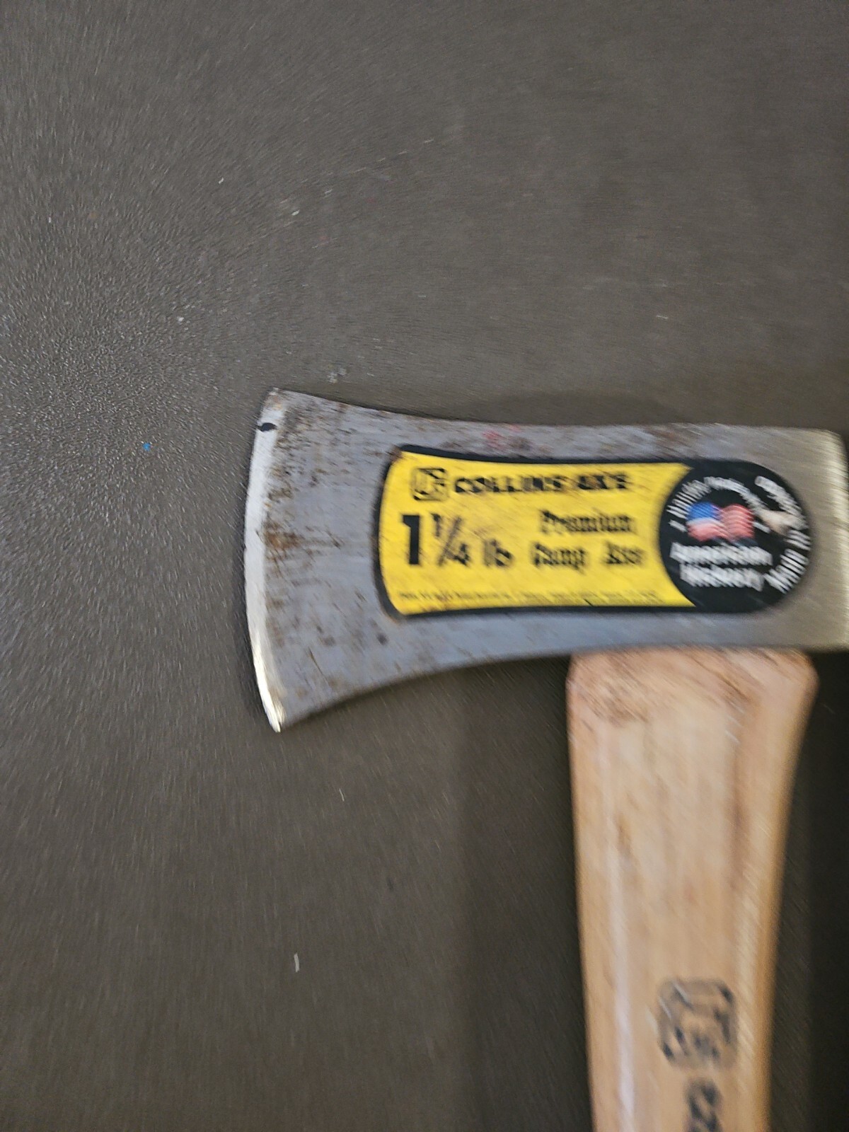 Collins Axe 1 1/4 lb Camp Axe Hatchet Hickory Handle , Sharp! Trl770