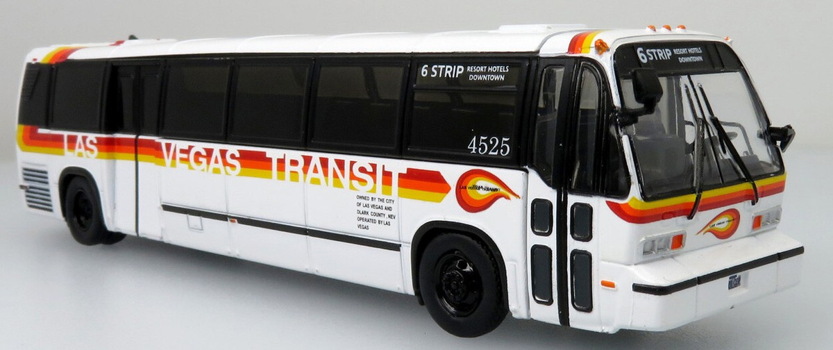 TMC RTS bus Las Vegas Transit Bus 1/87 -HO Scale Iconic Replicas