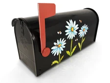 Mailbox Magnet (Partial Cover) Daisy Trio for Blk Mailbox with Bees