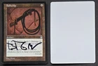 Signed MTG Magic Brom Artist Proof _ Stronghold _ BULLWHIP _ VHTF 1/50!