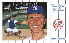 1961 NY Yankees Baseball Team 1991 Postcard Series 1 JOHNNY BLANCHARD