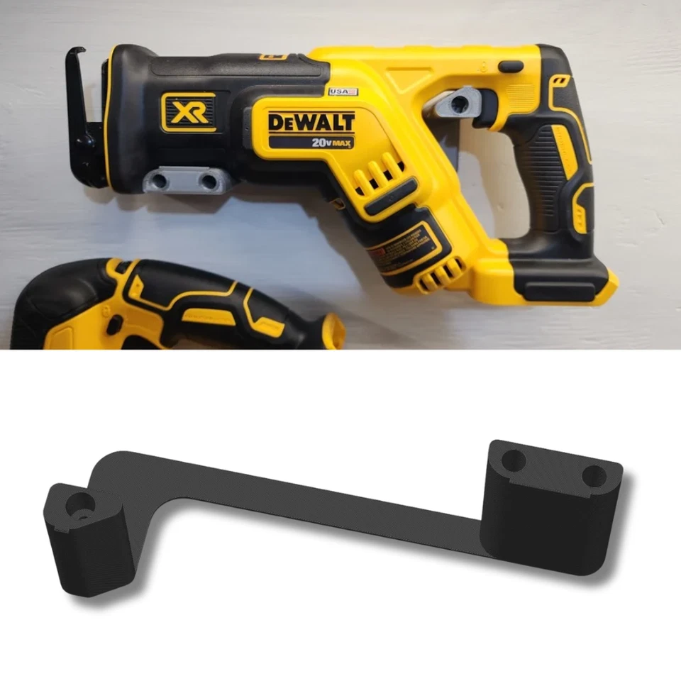 Wall Mount for Dewalt XR Compact Reciprocating Saw Holder Bracket Hook Workshop - Image 3 of 3