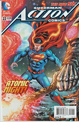 ACTION COMICS #22  SUPERMAN / WORLD OF KRYPTON  THE NEW 52  DC  2013  NICE!!!