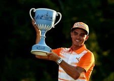 Rickie Fowler Smiling For The Victory 8x10 Picture Celebrity Print