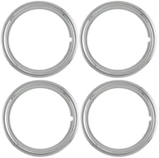 16" NEW Chromed Steel Beauty Rings TRIM RING SET Of 4