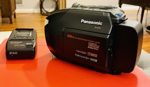 Panasonic Palmcorder Model PV-L579D Battery Charger VHS-C Tape Tested & Working - Picture 1 of 19