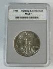1946  50c Walking Liberty Silver Dollar Ungraded FREE SHIPPING