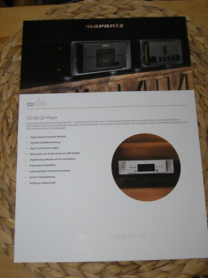 Prospekt Marantz CD 60
