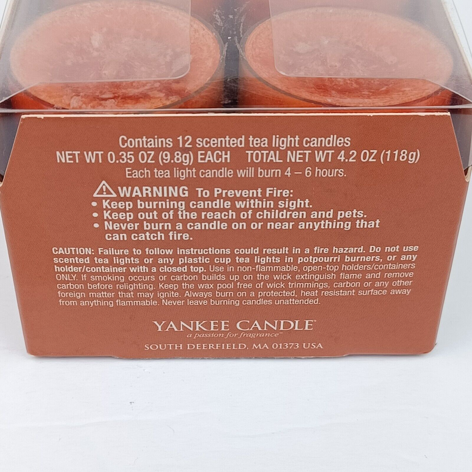 Yankee Candle Fall Festival Scented Tea Light Candles 12 Count Unused