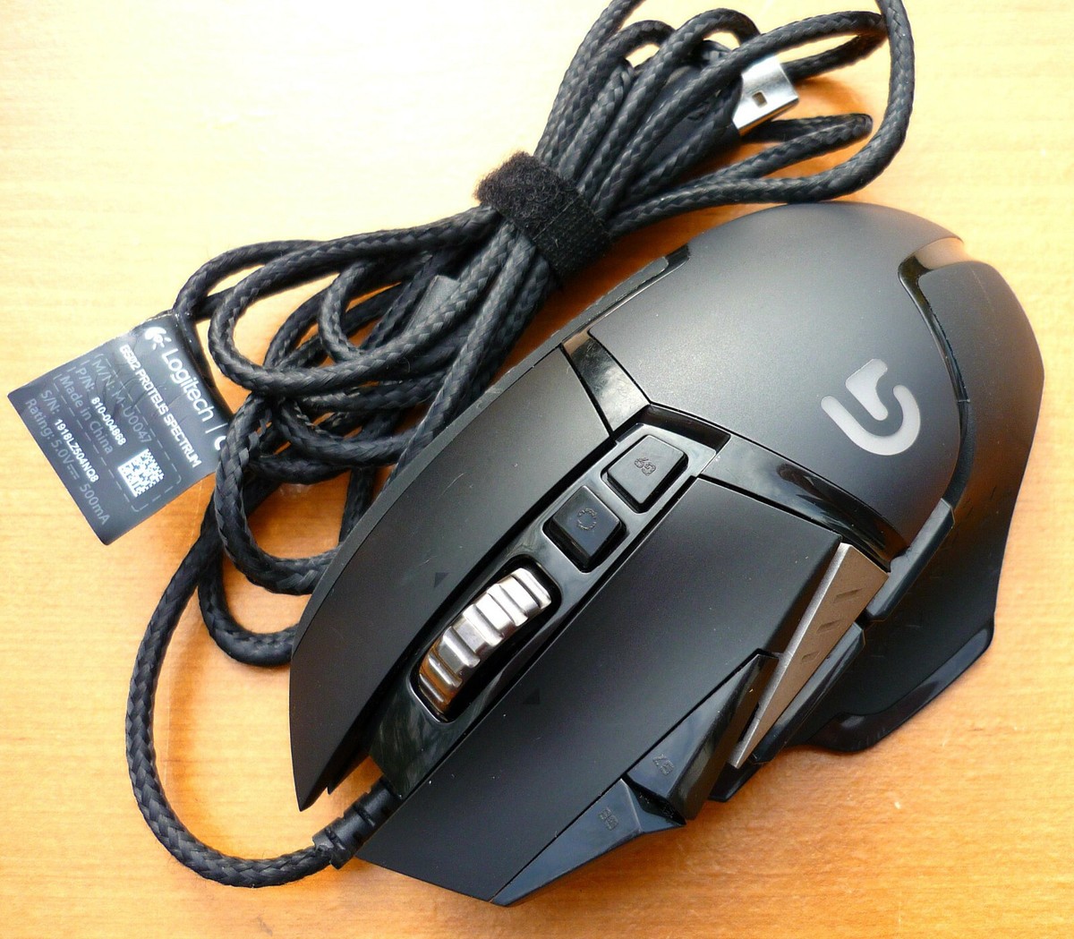 Logitech G502 Proteus Spectrum RGB Tunable Gaming Mouse /w 3