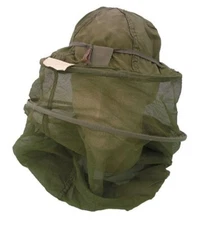 Military Issued Vietnam Era Mosquito Head Net With Hoop-NEW