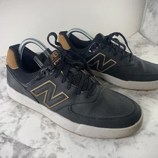 New Balance Men's 574 Greens Golf Shoes Black Size 9 D. NBG574GBK