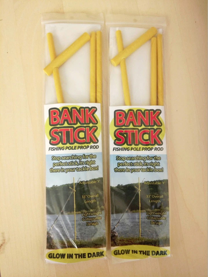 2 PK Bank Sticks -Adjustable 33" Fishing Pole Prop Rod Fits Tackle Box-Bankstick - Image 4 of 4