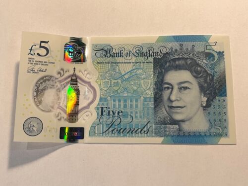 Billet Royaume-Uni 5 livres Pounds 2015 Neuf UNC Elisabeth II (144-5/A6/N63) - Afbeelding 1 van 2
