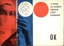 QSL radio card OK2-2026 1963 Brno Czechoslovakia Libor Doctor Syringe