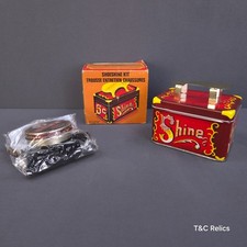 Vintage Tin Can ShoeShine Kit 5 cent's Hong Kong With Box Packaging New