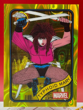 2025 Topps Chrome Marvel Yellow Lava Refractor Typhoid Mary #123
