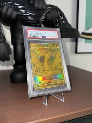 2025 Phantasmal Flames Mega Charizard X EX #130 (PSA 7) Will Ship ASAP!