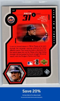 Mike Piazza 1999 Upper Deck #V17 View to a Thrill New York Mets K7