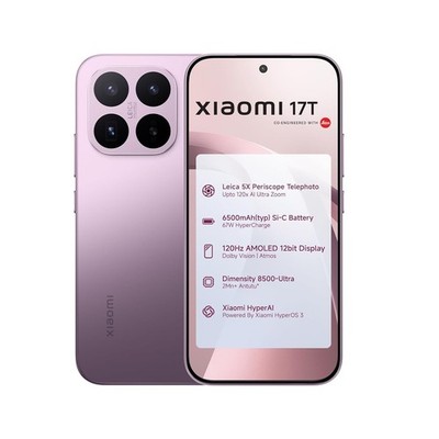 Xiaomi 17T 512GB 12GB RAM Violet | Leica 5X Optical Zoom | 6500mAh Battery | New