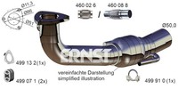 Ernst Abgasrohr 043441 FüR Opel Vectra CC Z02 16V F68 F69