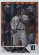 2023 Topps Pro Debut Chrome Orange Lava Refractor 9/25 Abel Bastidas 03j5