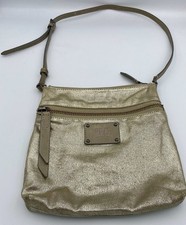 Borsa a tracolla Frye Ivy oro pelle metallizzata tela