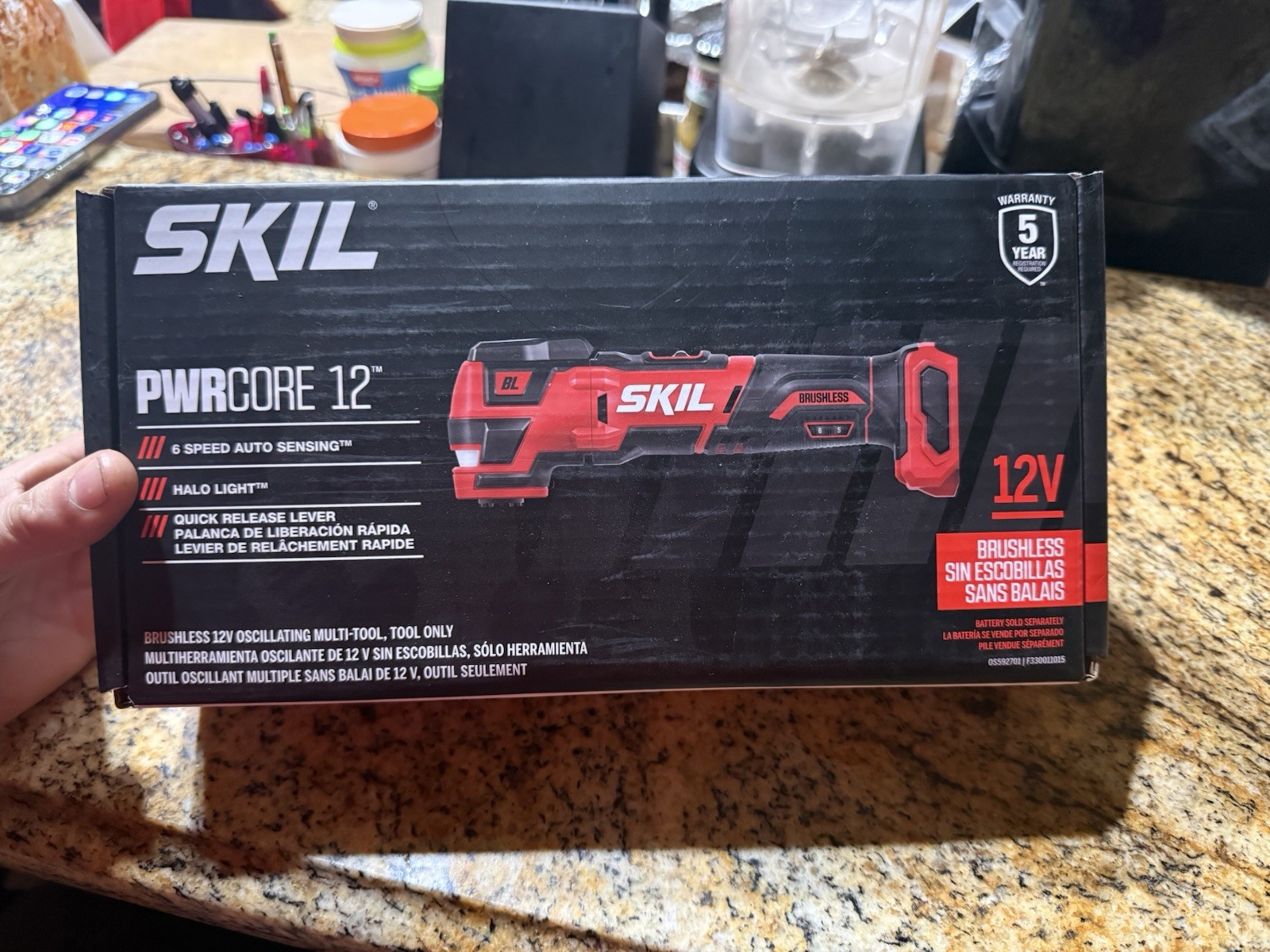 SKIL PWRCore 12V Brushless Oscillating Multi Tool OS592701 TOOL ONLY