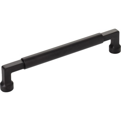 Top Knobs TK3093BLK Cumberland Pull 6 5/16 Inch (c-c) - Flat Black