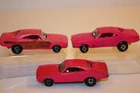 Three (3) Vintage 1971 Matchbox Superfast Dodge Charger Dragster Cars #70