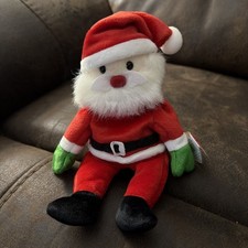 Rare Retired 1998 Ty Beanie Baby SANTA CLAUSE in Mint Condition With Tag Errors.
