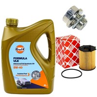 MotoröL Filter Set 5W-40 4 Liter + ÖLablassschraube FüR Suzuki Liana 1.4 Ddis