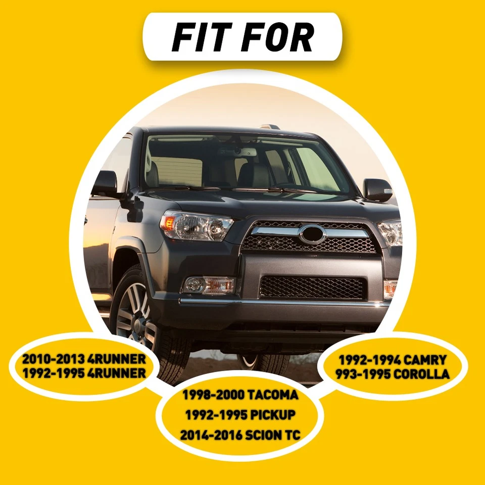 Enchufe de lámpara de señal de giro Fit Toyota 4RUNNER COROLLA CAMRY TACOMA PICKUP SCION TC Foto 3 de 4