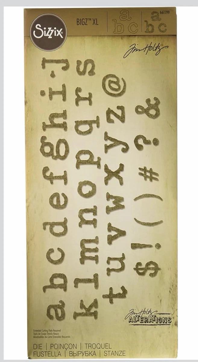 Sizzix Alphabet for sale - eBay
