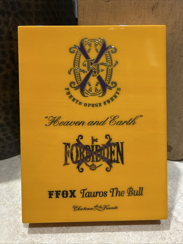 prometheus FFOX TAUROS THE BULL cigar humidor Limited Edition 2020 Fuente Opus X