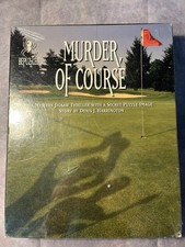 Murder Of Course - Bepuzzled 1994 Mystery Jigsaw Puzzle Thriller - NEW Sealed