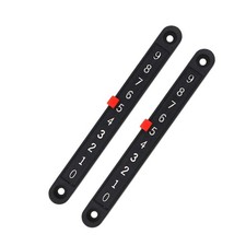 2pcs Plastic Foosball Counters Table Football Scorekeeper Black 