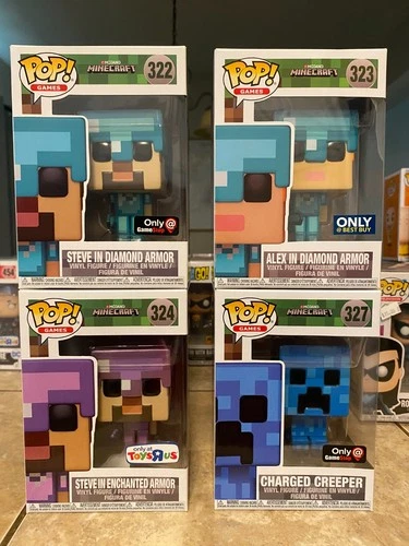 MineCraft Exclusive Funko Pops