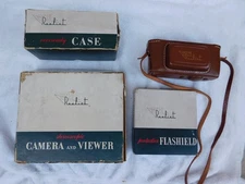 David White Stereo Realist Camera f3.5 Lens Viewer-Case-Orig Boxes-Instructions