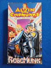 Alvin & the Chipmunks Go to the Movies: RoboMunk VHS Tape 1996 Cartoon