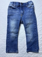 OshKosh B'gosh Toddler Kids Straight Jeans Blue Denim Relaxed Fit Size 24M