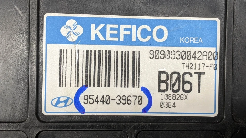 2001 2002 2003 HYUNDAI SANTA FE TRANSMISSION CONTROL MODULE 9544039670 TCM OEM - Image 2 of 2