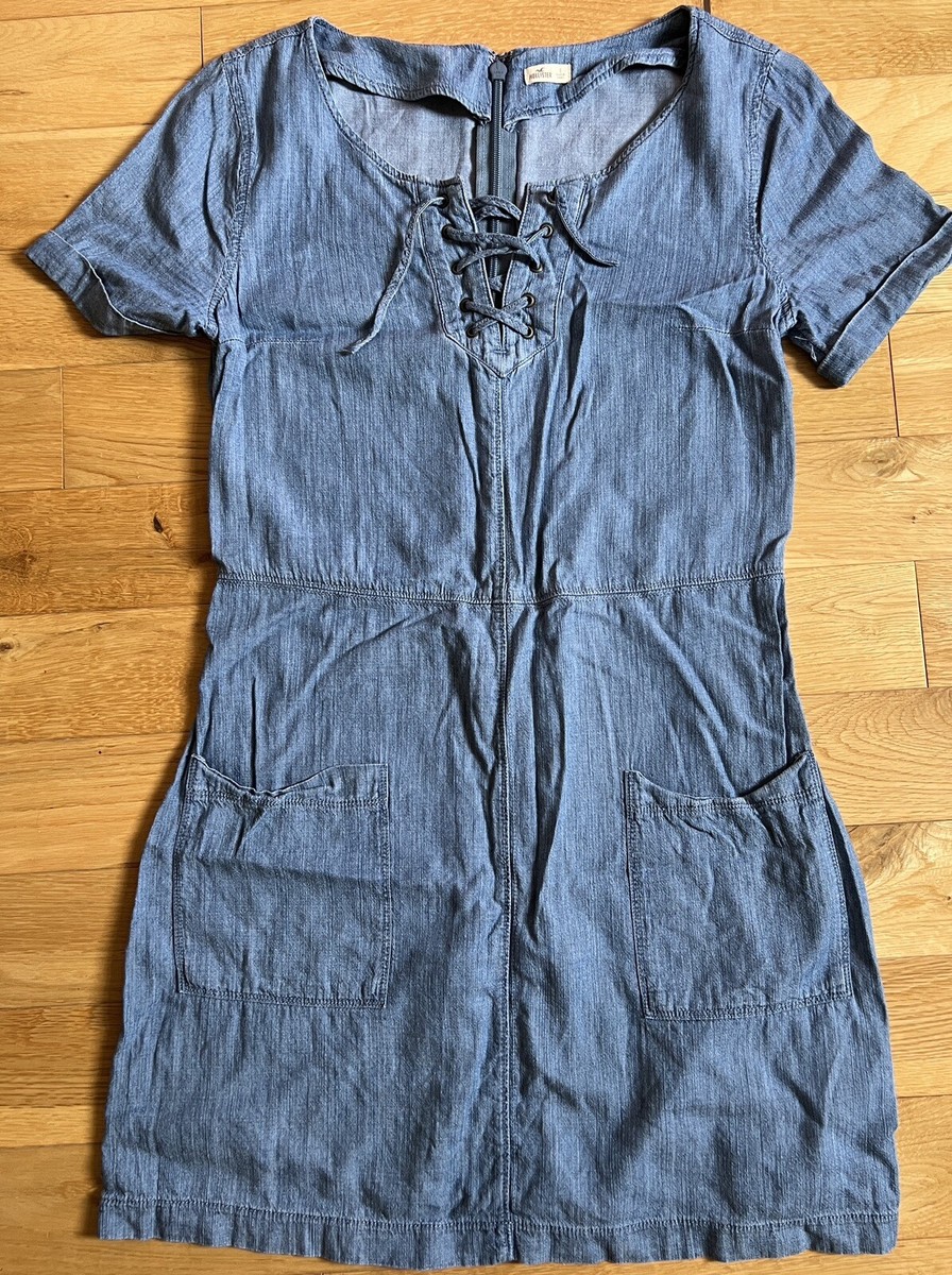 Hollister Denim T Shirt Dress Size S UK
