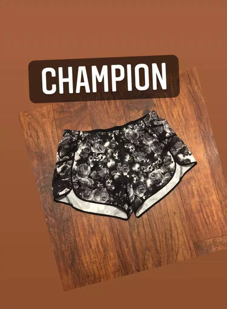 CHAMPION flowers floral print athletic running workout women M