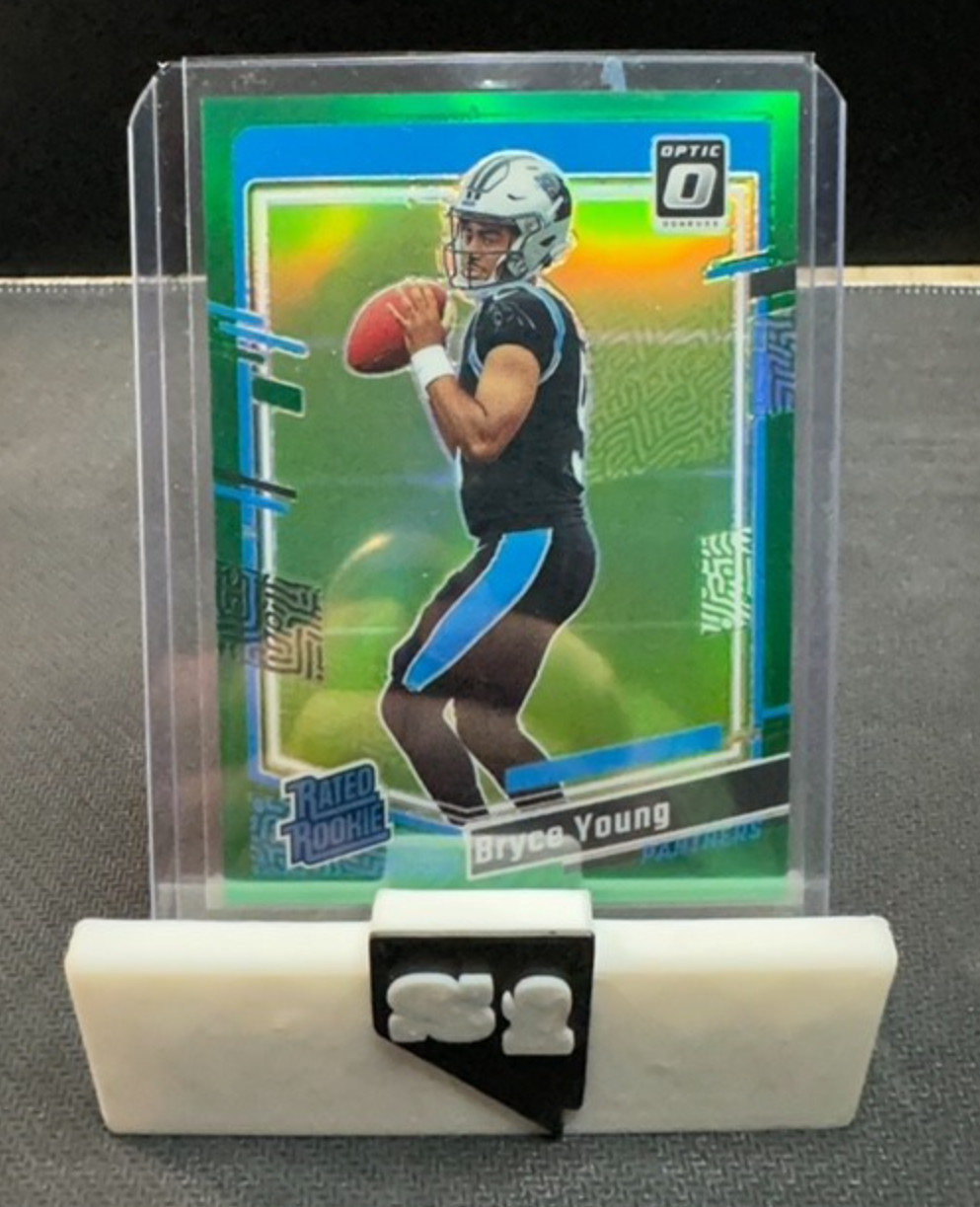 2023 Donruss Optic Bryce Young Rookie SSP Green /5 RC Carolina Panthers #213
