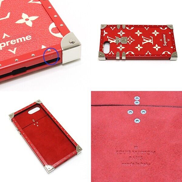 Supreme x Louis Vuitton iPhone 6/7/8 Red Case