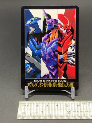 Eva-01 Eva-00' Eva-02 24 Neon Genesis Evangelion Card Sega Bandai