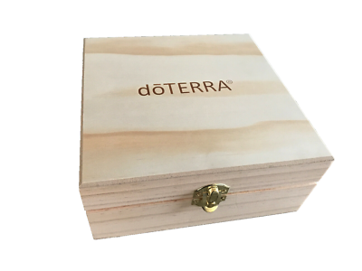 Brand New Genuine doTERRA Wooden 25 Oils Box with BONUS doTERRA