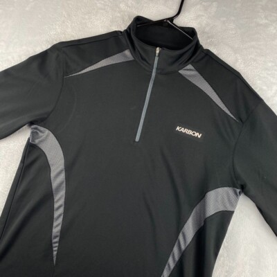 Karbon 1/4 Zip Pullover Mens XL Mercury Alps Base Mid Layer Performance Wicking